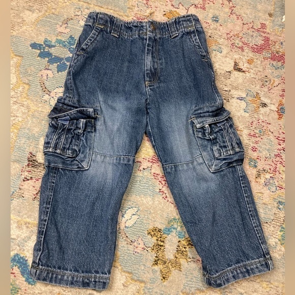 Arizona Jean Company Other - Arizona Jean Company Blue Cargo Denim Jeans Size 4T